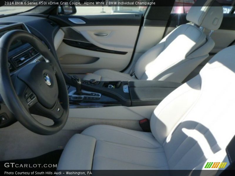 Front Seat of 2014 6 Series 650i xDrive Gran Coupe