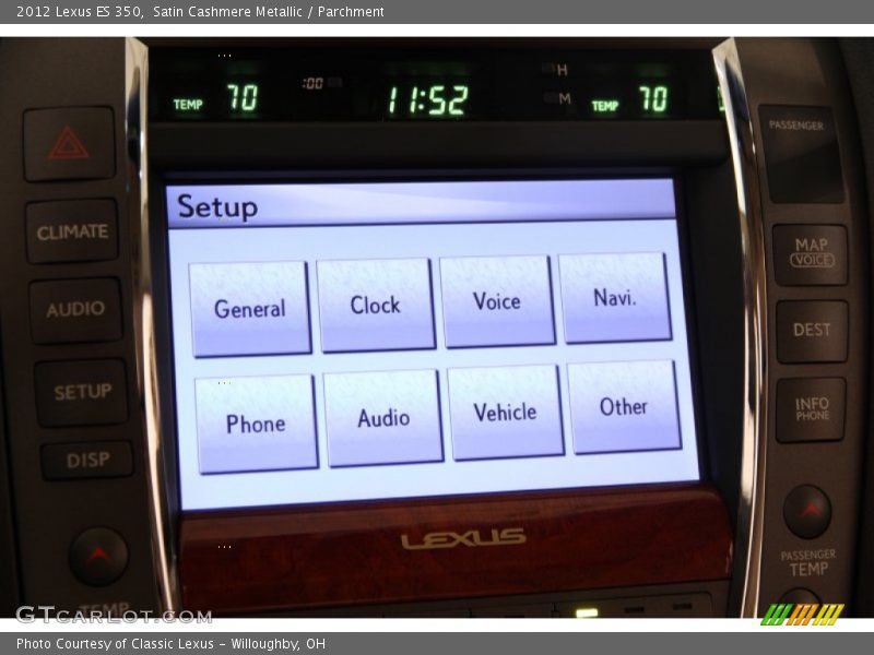 Satin Cashmere Metallic / Parchment 2012 Lexus ES 350