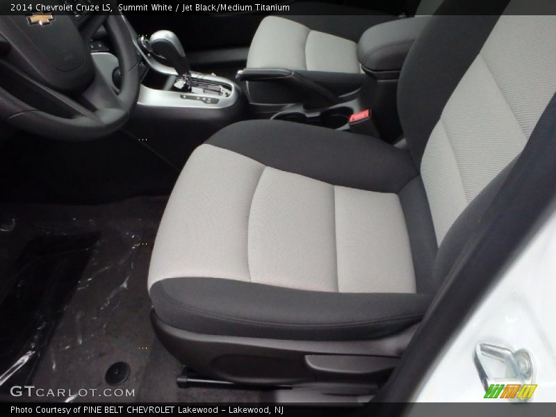 Summit White / Jet Black/Medium Titanium 2014 Chevrolet Cruze LS