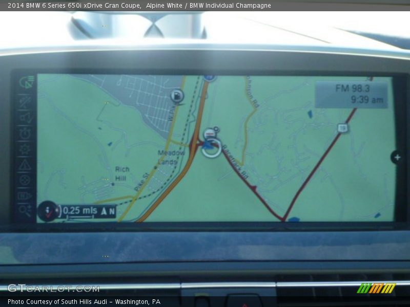 Navigation of 2014 6 Series 650i xDrive Gran Coupe