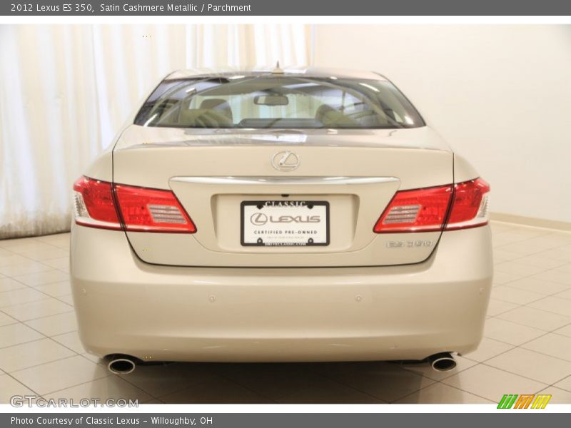 Satin Cashmere Metallic / Parchment 2012 Lexus ES 350
