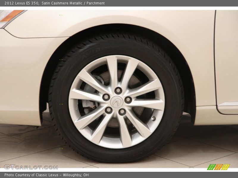 Satin Cashmere Metallic / Parchment 2012 Lexus ES 350