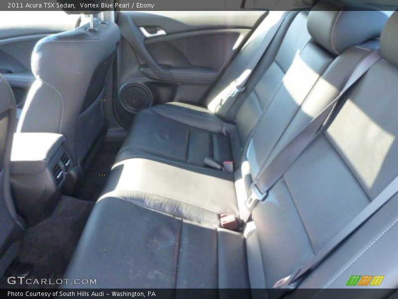 Vortex Blue Pearl / Ebony 2011 Acura TSX Sedan