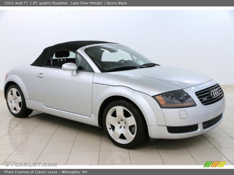 Lake Silver Metallic / Ebony Black 2001 Audi TT 1.8T quattro Roadster