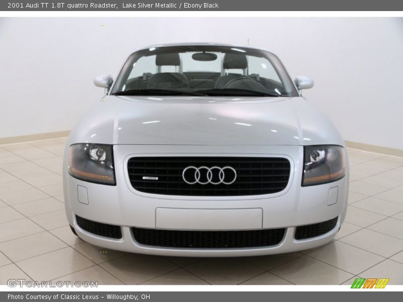 Lake Silver Metallic / Ebony Black 2001 Audi TT 1.8T quattro Roadster