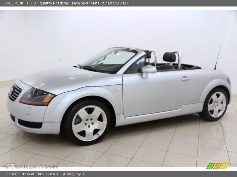 Lake Silver Metallic / Ebony Black 2001 Audi TT 1.8T quattro Roadster
