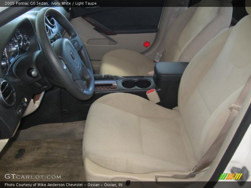 Ivory White / Light Taupe 2005 Pontiac G6 Sedan