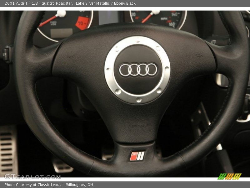 Lake Silver Metallic / Ebony Black 2001 Audi TT 1.8T quattro Roadster