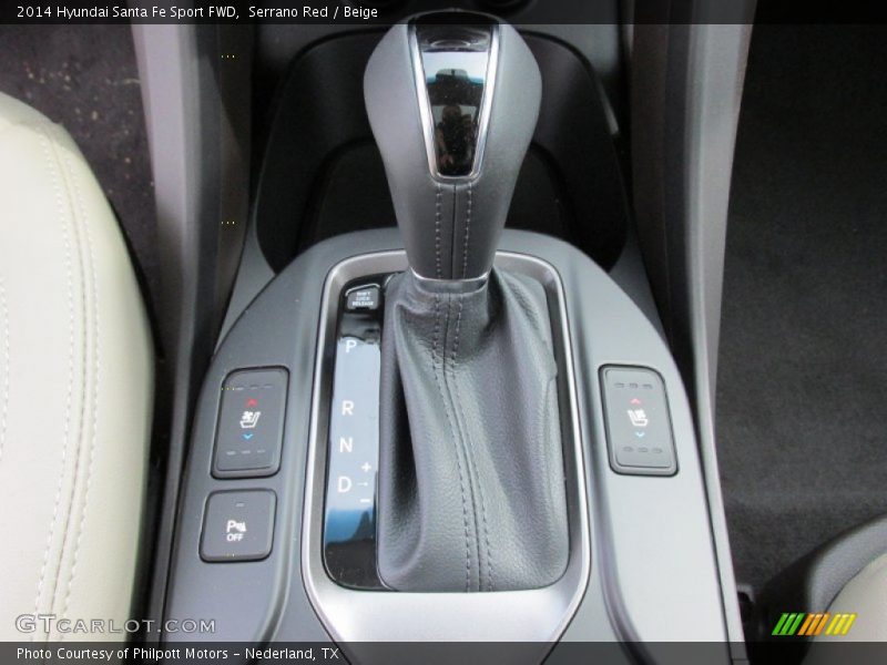 Serrano Red / Beige 2014 Hyundai Santa Fe Sport FWD
