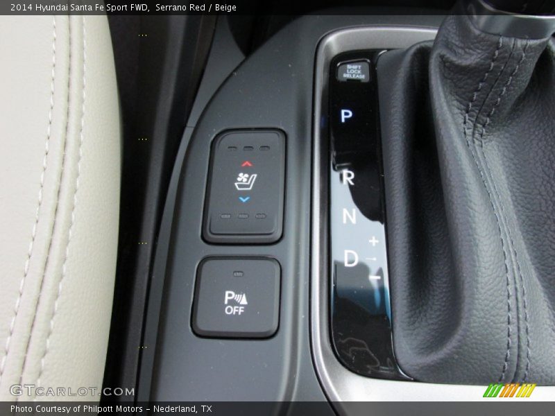 Serrano Red / Beige 2014 Hyundai Santa Fe Sport FWD
