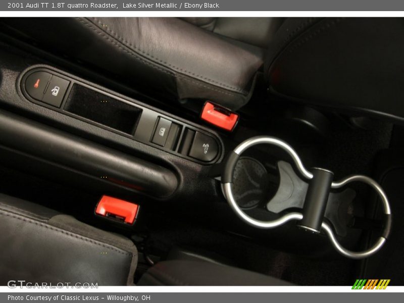 Lake Silver Metallic / Ebony Black 2001 Audi TT 1.8T quattro Roadster