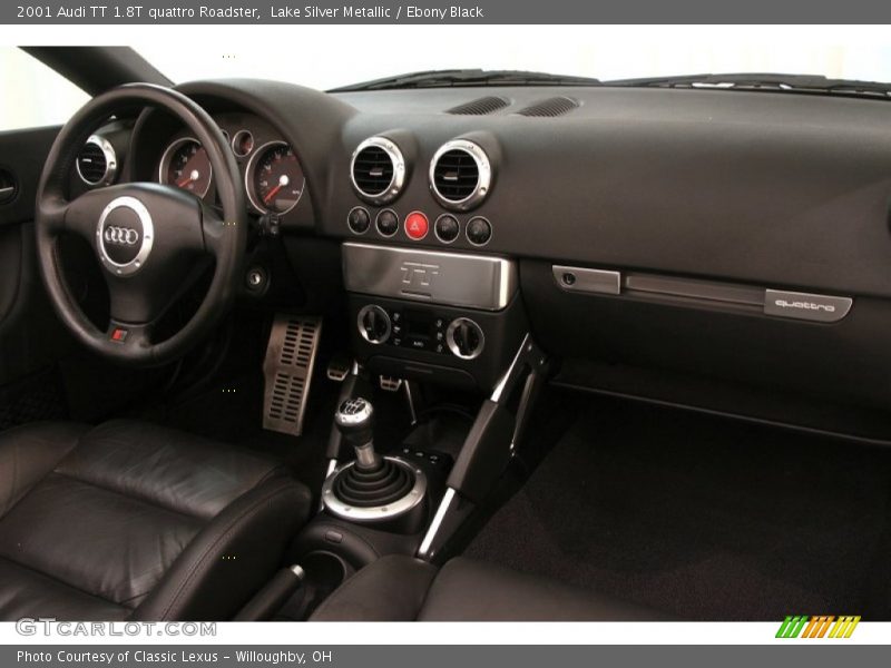 Lake Silver Metallic / Ebony Black 2001 Audi TT 1.8T quattro Roadster