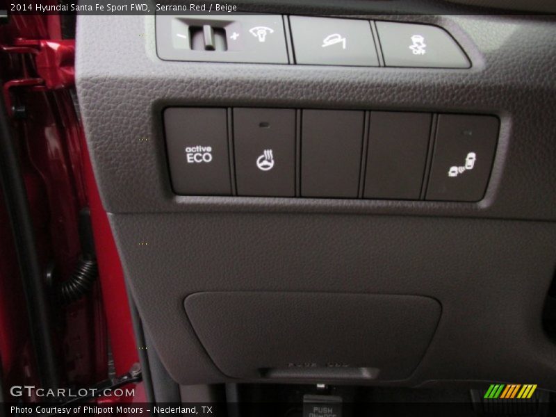 Serrano Red / Beige 2014 Hyundai Santa Fe Sport FWD