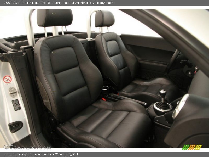 Lake Silver Metallic / Ebony Black 2001 Audi TT 1.8T quattro Roadster