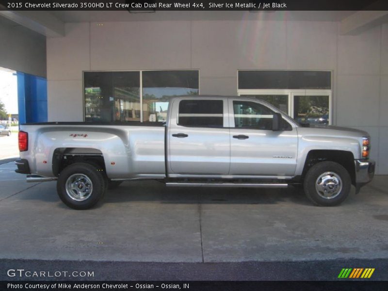  2015 Silverado 3500HD LT Crew Cab Dual Rear Wheel 4x4 Silver Ice Metallic