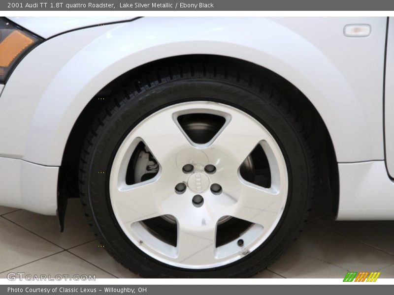 Lake Silver Metallic / Ebony Black 2001 Audi TT 1.8T quattro Roadster