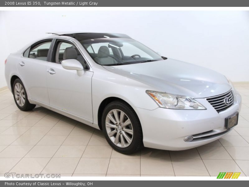 Tungsten Metallic / Light Gray 2008 Lexus ES 350