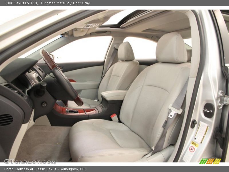 Tungsten Metallic / Light Gray 2008 Lexus ES 350