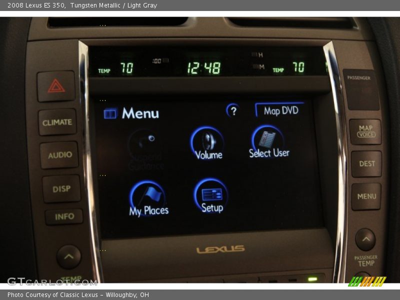 Tungsten Metallic / Light Gray 2008 Lexus ES 350