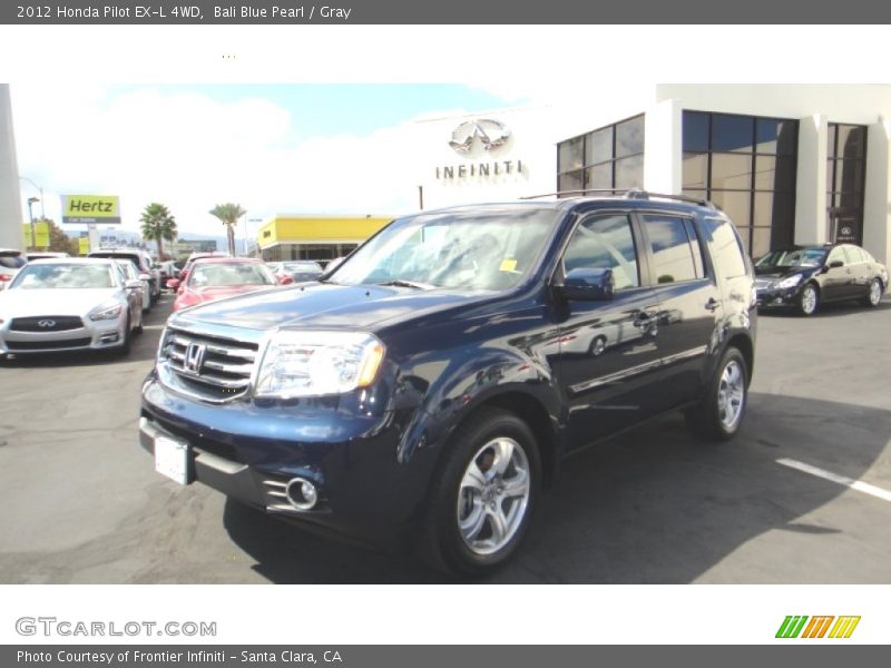 Bali Blue Pearl / Gray 2012 Honda Pilot EX-L 4WD