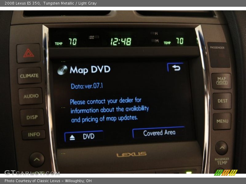 Tungsten Metallic / Light Gray 2008 Lexus ES 350