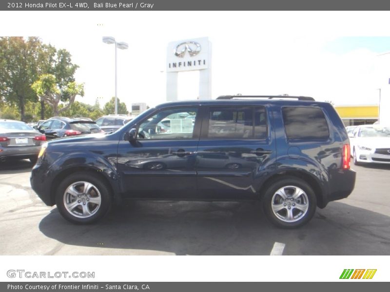 Bali Blue Pearl / Gray 2012 Honda Pilot EX-L 4WD