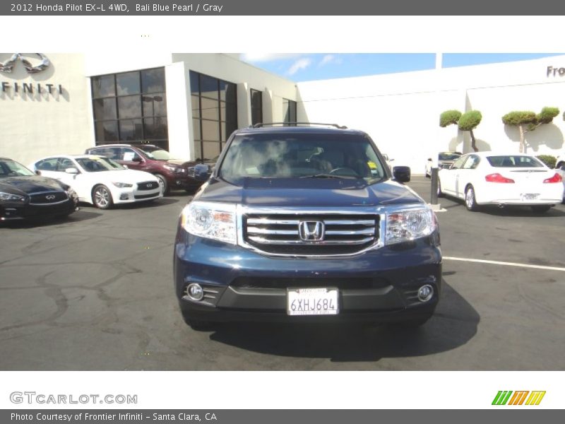 Bali Blue Pearl / Gray 2012 Honda Pilot EX-L 4WD