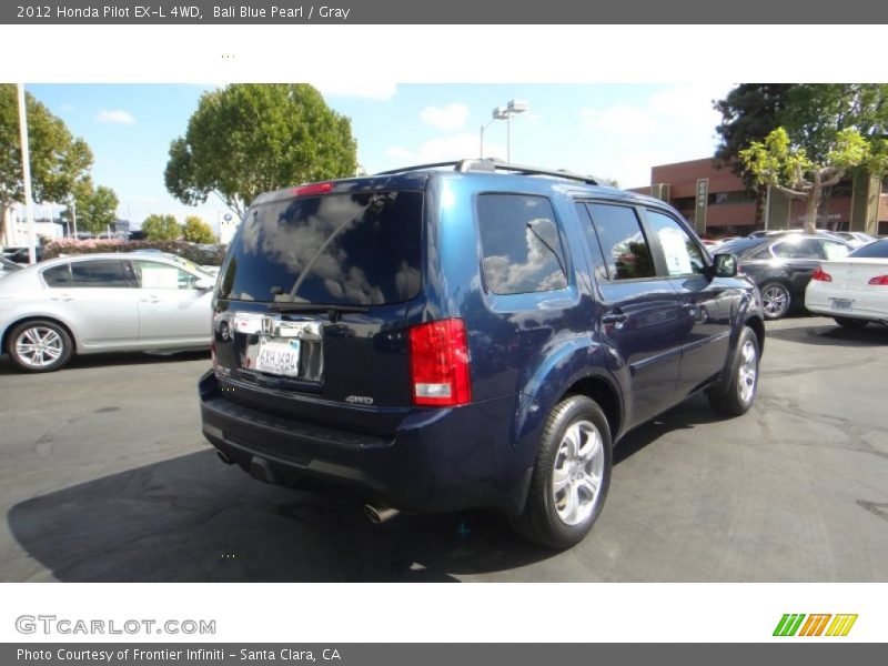 Bali Blue Pearl / Gray 2012 Honda Pilot EX-L 4WD