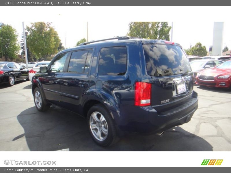 Bali Blue Pearl / Gray 2012 Honda Pilot EX-L 4WD