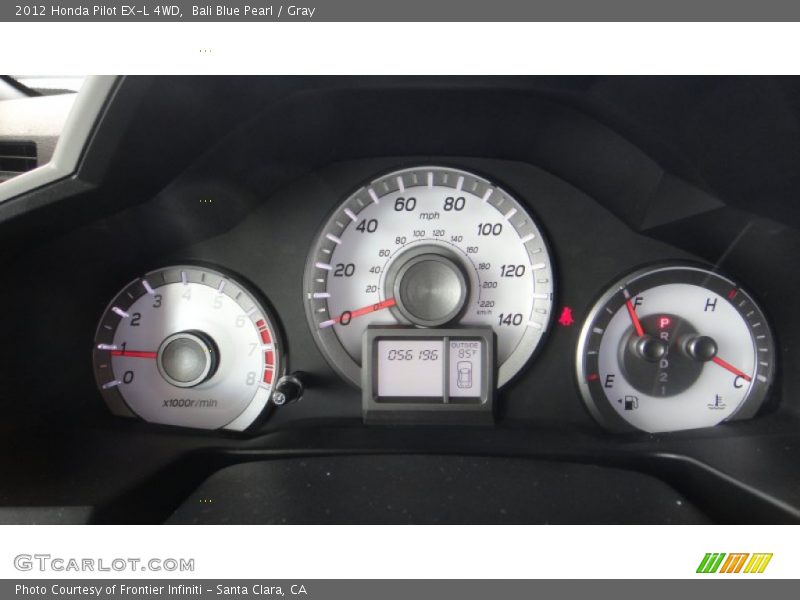 Bali Blue Pearl / Gray 2012 Honda Pilot EX-L 4WD