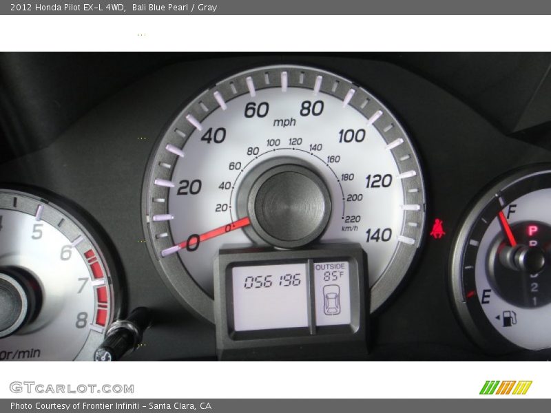 Bali Blue Pearl / Gray 2012 Honda Pilot EX-L 4WD