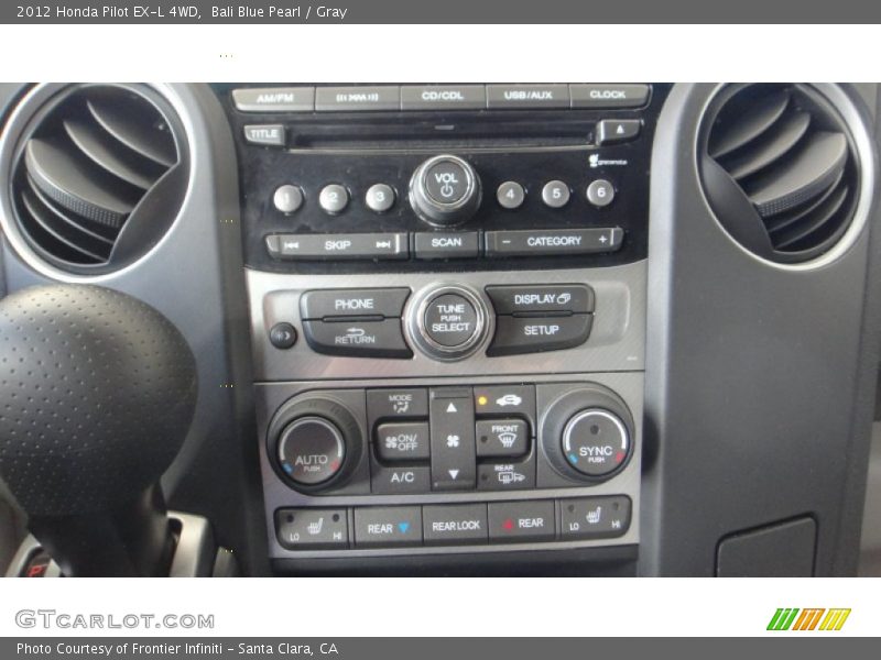 Bali Blue Pearl / Gray 2012 Honda Pilot EX-L 4WD
