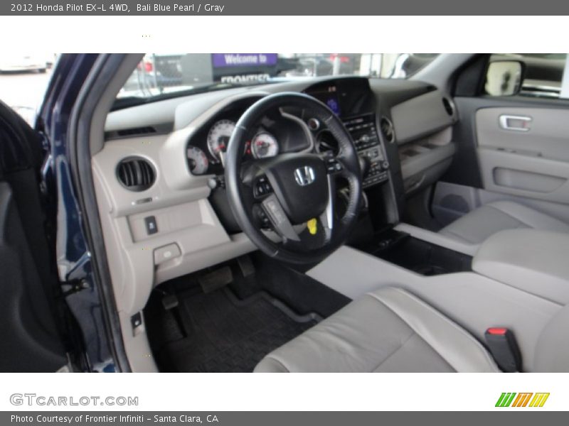 Bali Blue Pearl / Gray 2012 Honda Pilot EX-L 4WD