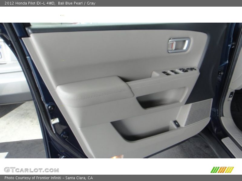 Bali Blue Pearl / Gray 2012 Honda Pilot EX-L 4WD