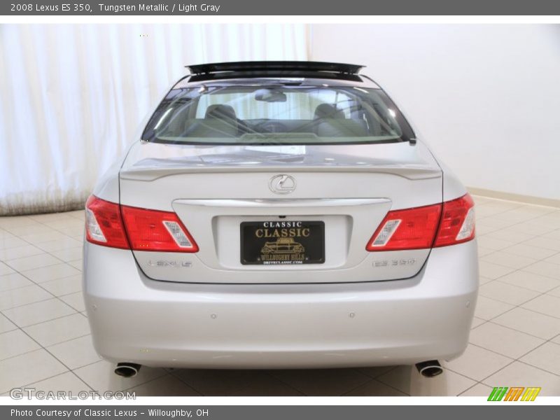 Tungsten Metallic / Light Gray 2008 Lexus ES 350