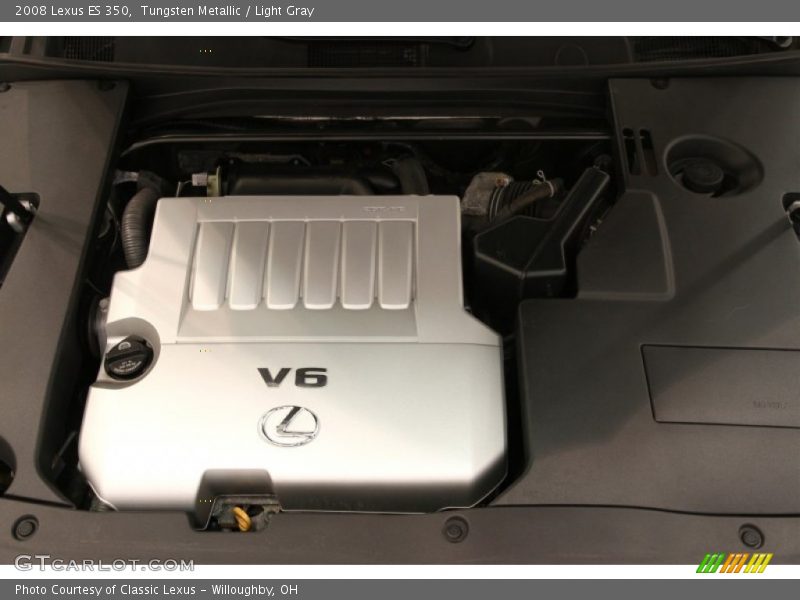 Tungsten Metallic / Light Gray 2008 Lexus ES 350