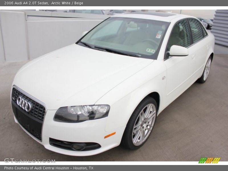 Arctic White / Beige 2006 Audi A4 2.0T Sedan