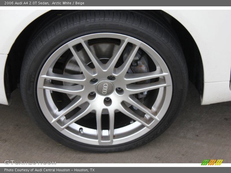 Arctic White / Beige 2006 Audi A4 2.0T Sedan