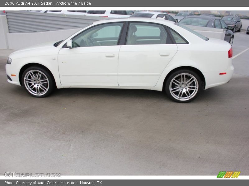 Arctic White / Beige 2006 Audi A4 2.0T Sedan