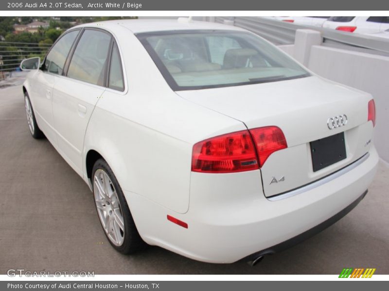 Arctic White / Beige 2006 Audi A4 2.0T Sedan