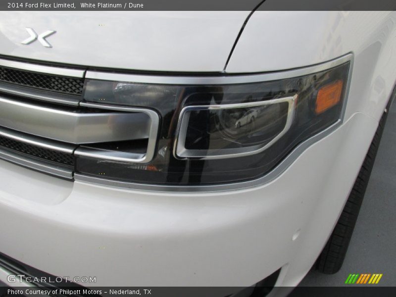 White Platinum / Dune 2014 Ford Flex Limited