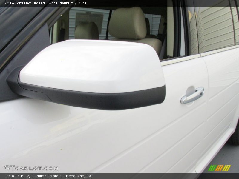 White Platinum / Dune 2014 Ford Flex Limited