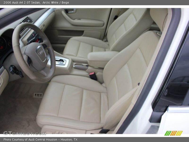 Arctic White / Beige 2006 Audi A4 2.0T Sedan