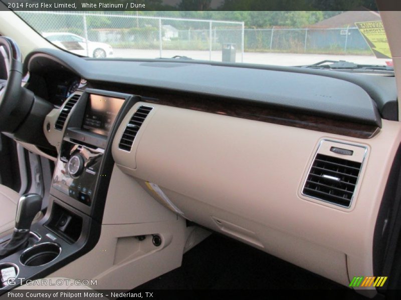 White Platinum / Dune 2014 Ford Flex Limited