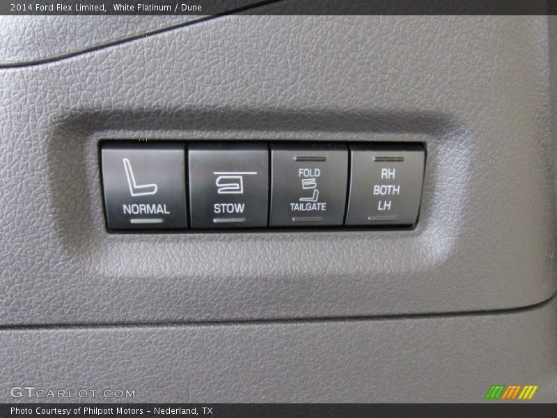White Platinum / Dune 2014 Ford Flex Limited