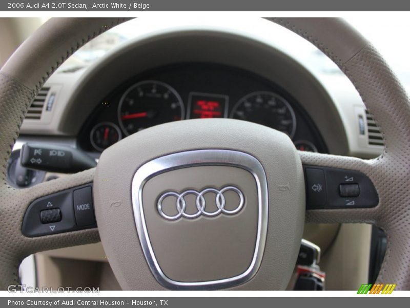 Arctic White / Beige 2006 Audi A4 2.0T Sedan