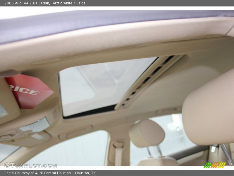Arctic White / Beige 2006 Audi A4 2.0T Sedan