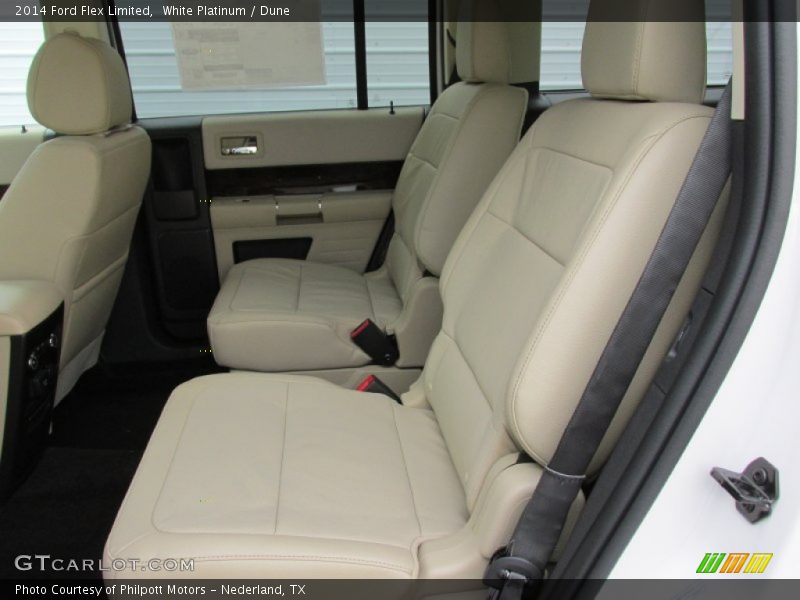 White Platinum / Dune 2014 Ford Flex Limited