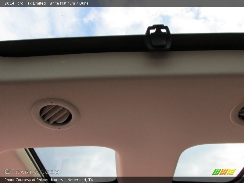 White Platinum / Dune 2014 Ford Flex Limited