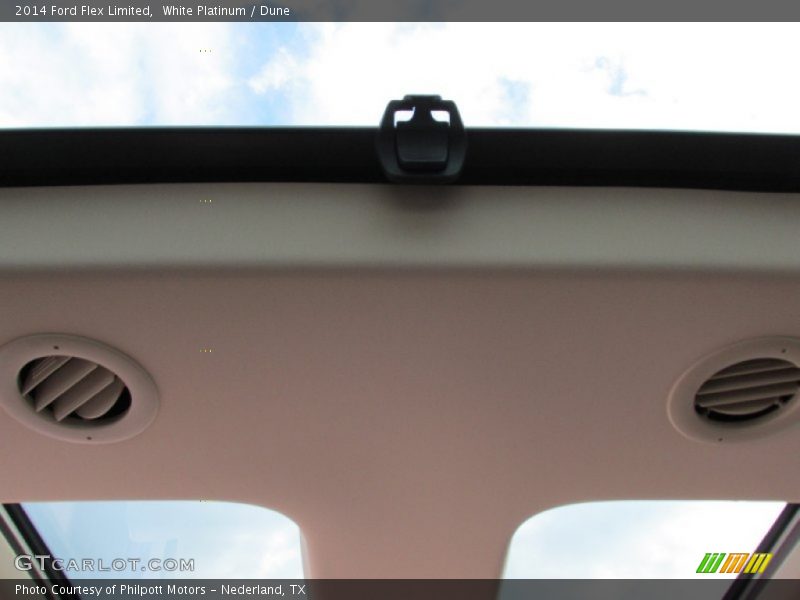 White Platinum / Dune 2014 Ford Flex Limited